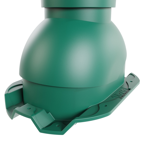 Выход вентиляции канализации Viotto, для профнастила С21, зеленый мох (RAL 6005)